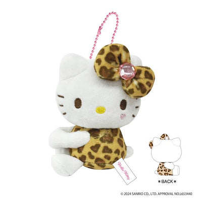 Sanrio Hello Kitty Hug Series Leopard Print Plush Pendant