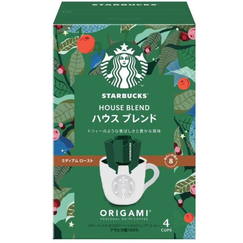 STARBUCKS Origami House Blend (4 Bags)