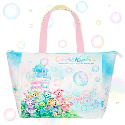 Disney Duffy & Friends 20th Anniversary Colorful Happiness Tote Bag