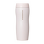 Starbucks Pink Beige Carved Stainless Pink Glass Bottle
