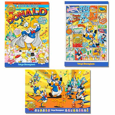 Disney Donald's Quacky Duck! Duck! Duck City! Postcard Set