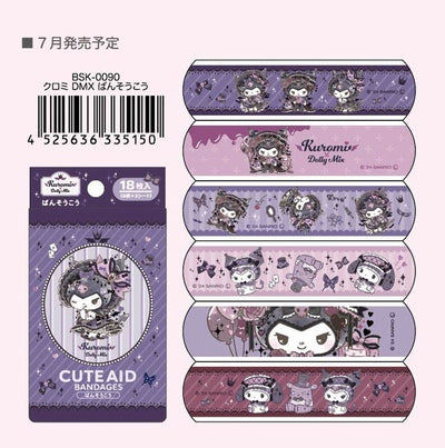 Sanrio Cute Aid Bandages 18 pcs [Kuromi]