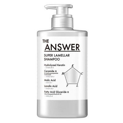 THE ANSWER Super Lamella Shampoo & EX Moist Treatment – For Daily Damage 400 ml