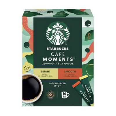 Starbucks Café Moments Bright & Smooth Instant Coffee 14 pcs