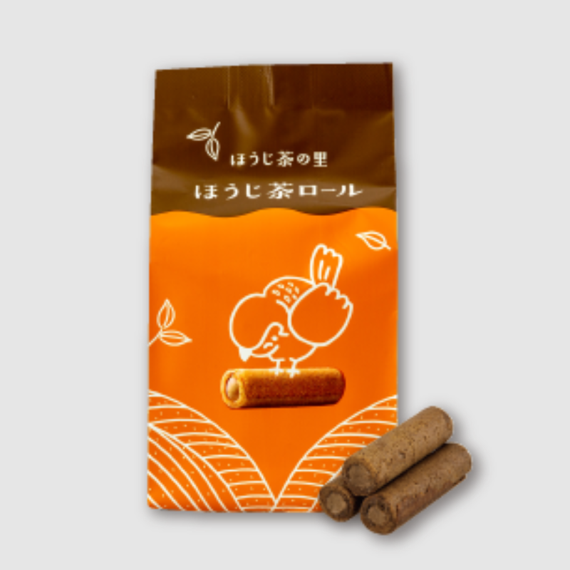 Shobien Hojicha no Sato Hojicha Cream Roll Cookies