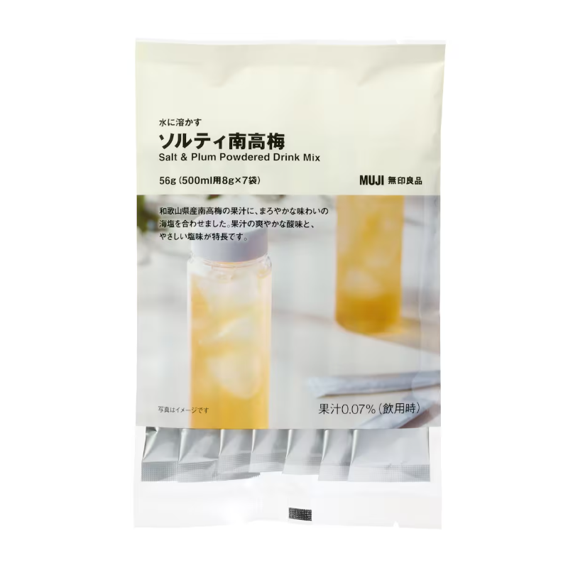 MUJI Salt & Fruit Powdered Drink Mix