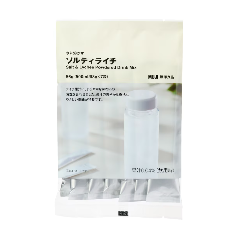 MUJI Salt & Fruit Powdered Drink Mix