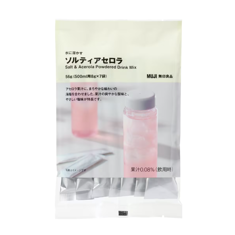 MUJI Salt & Fruit Powdered Drink Mix