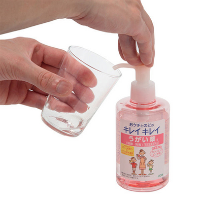 LION Kirei Kirei Peach Mint Mouthwash
