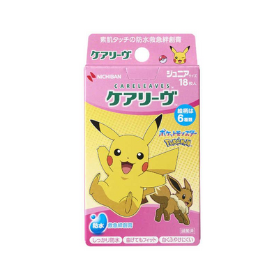 NICHIBAN Careleaves Pokémon Junior Size Bandages