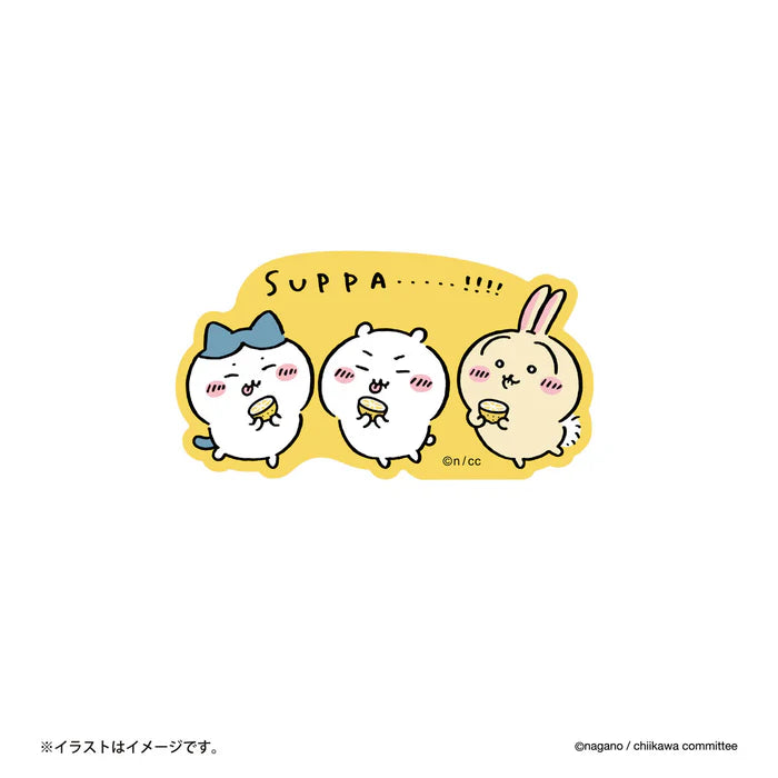 Gray Parka Service Chiikawa "Sour...!" Smartphone Sticker