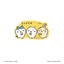 Gray Parka Service Chiikawa "Sour...!" Smartphone Sticker