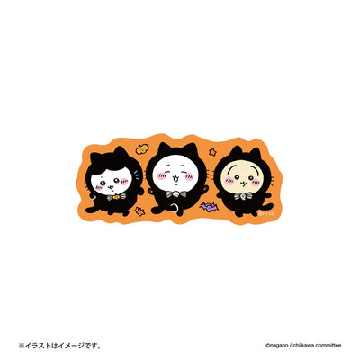 Gray Parka Service Chiikawa "Black Cat Trio" Smartphone Sticker