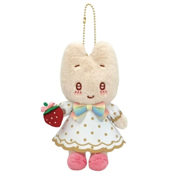 Sanrio 50th Anniversary Strawberry News Plush Keychain