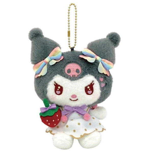 Sanrio 50th Anniversary Strawberry News Plush Keychain