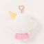Sanrio Mascot Holder - Cogimyun: 10th Anniversary Gingham Heart Ice Cream