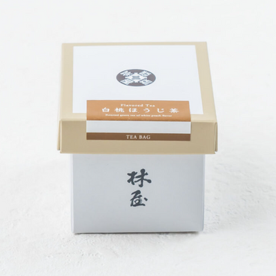 Kyo Hayashiya White Peach Hojicha Teabags
