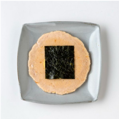 AKOYA TOKYO Sea Urchin Cheese Shrimp Crackers with Grilled Nori