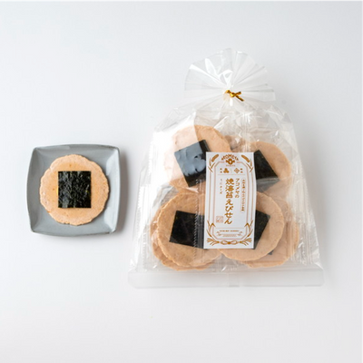 AKOYA TOKYO Sea Urchin Cheese Shrimp Crackers with Grilled Nori