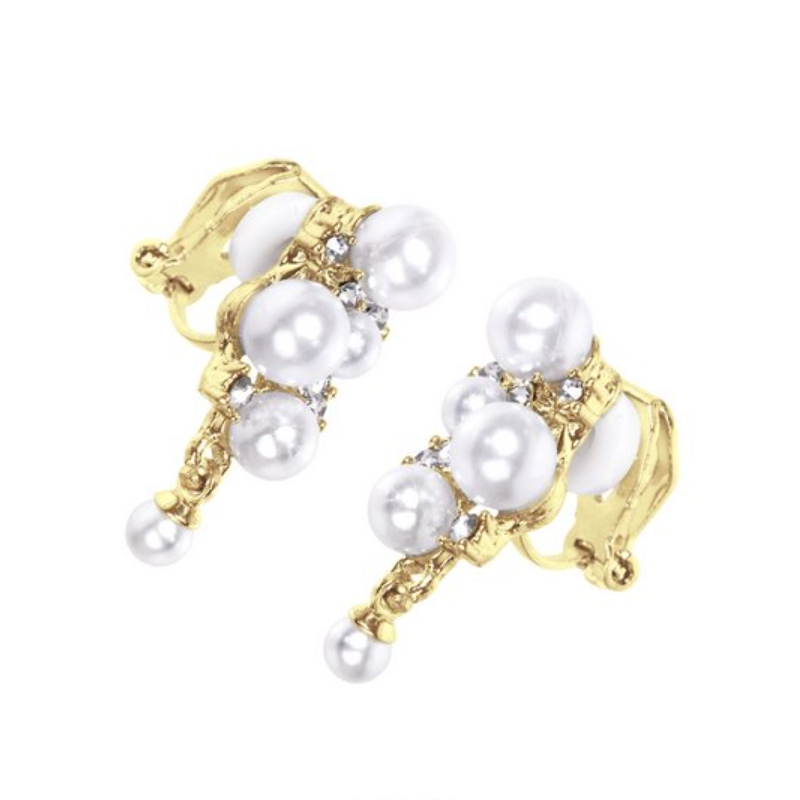 LUPIS Pearl & Diamond Style Earrings