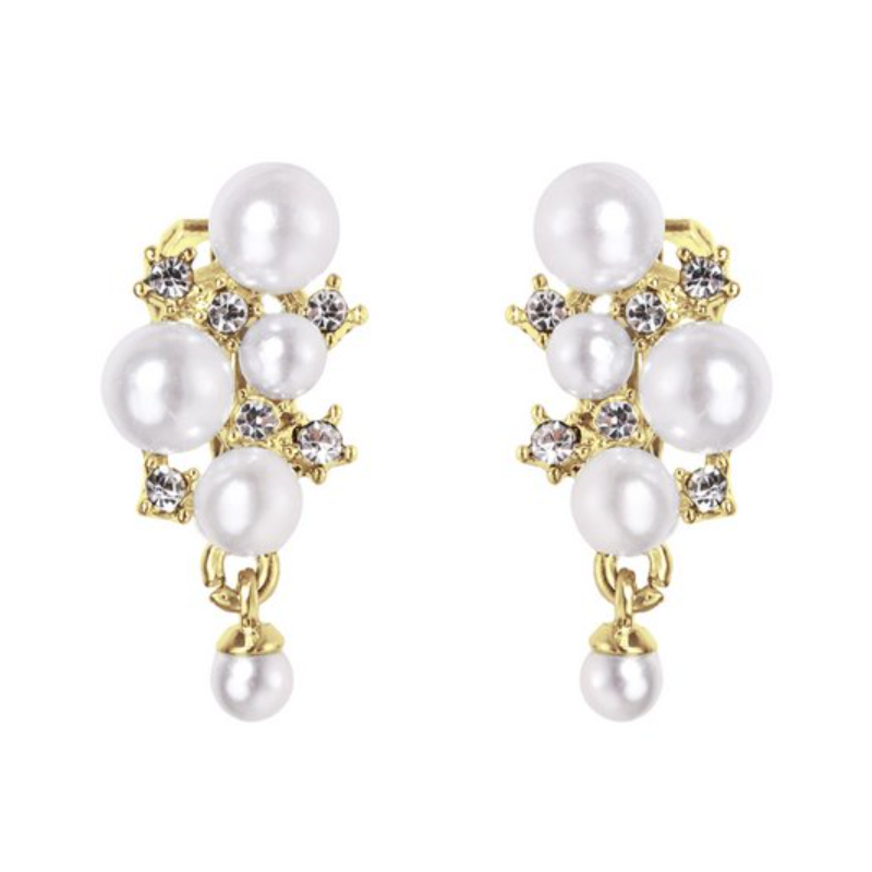 LUPIS Pearl & Diamond Style Earrings