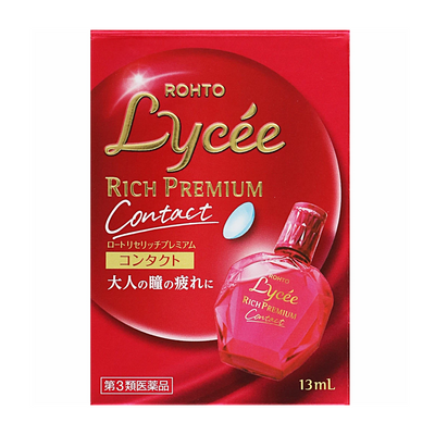 ROHTO Lycée Rich Premium Eye Drops for Contact Lens Wearers