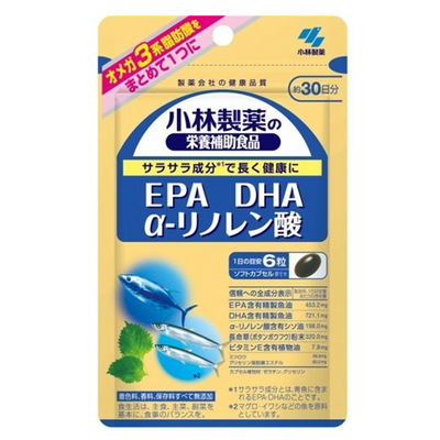 Kobayashi EPA, DHA, & α-Linolenic acid Supplements
