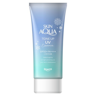Rohto Skin Aqua Tone Up UV Essence (Blue)
