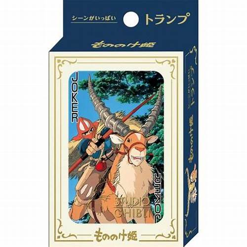 ENSKY Hayao Miyazaki Princess Mononoke Series Playing Cards