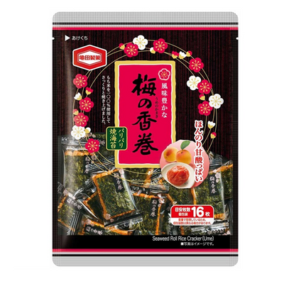 Kameda Seika Plum Flavored Nori Maki Rice Crackers