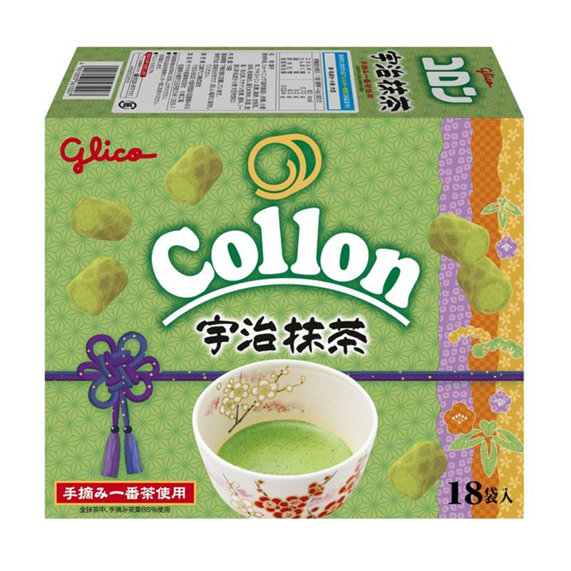 Glico Uji Matcha Collon Cookies