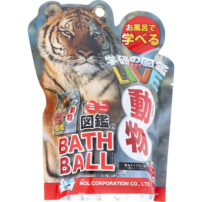 Nol Corporation Gakken Illustrated Encyclopedia Come to Life - Animal Bath Bomb with Random Figurine