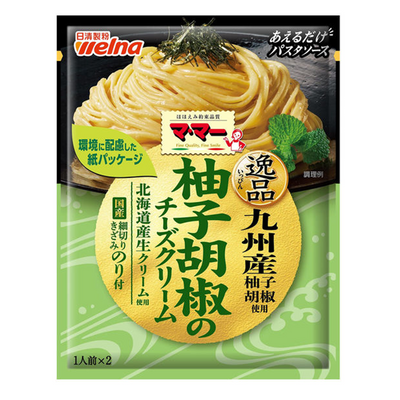 Nissin Welna MaMa Just Mix Yuzu Kosho Pepper Cheese Cream Pasta Sauce