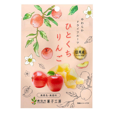 Minami Shinshu Bite-sized Dried Apple Snack