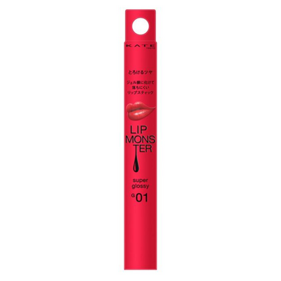 Kate Lip Monster Super Glossy Lip Gloss (G01: Juicy Red/Puddle the Day After Tomorrow)