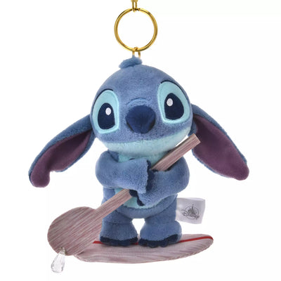 Disney Stitch Plush Keychain – SUP (Stand Up Paddleboard) Edition