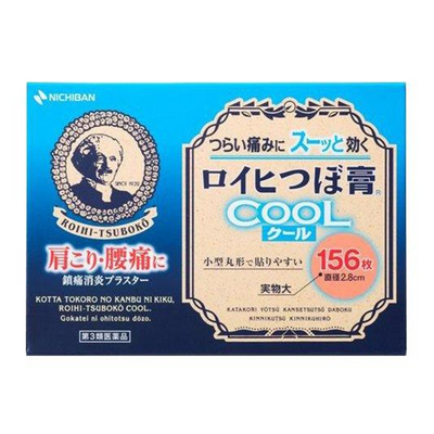 Roihi-Tsuboko Cool Patches – 156 Patches (Nichiban)