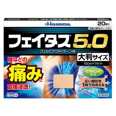 Hisamitsu Feitas 5.0 Large-Sized Pain Relief Patches