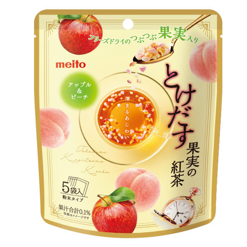 Meito Tokedasu Kajitsu no Koucha – Apple & Peach (5 Sticks)