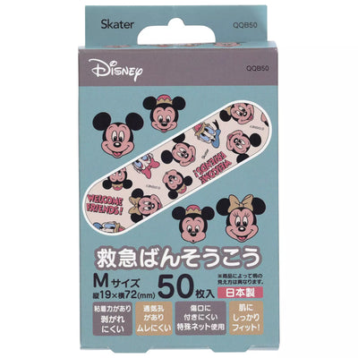 First Aid Bandages M Size / 50 Sheets Mickey & Friends