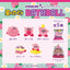 SK Japan Kirby Strawberry Bath Bomb with Random Figurine