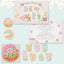 Disney Duffy and Friends Donut Series – Postcard & Sticker Set