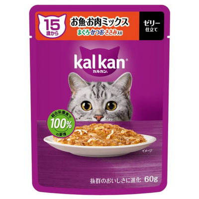 Kal Kan Fish & Meat Mix with Tuna, Bonito, and Chicken Breast