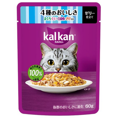 Kalkan Pouch with Tuna, Sea Bream, White Fish and Salmon 60g