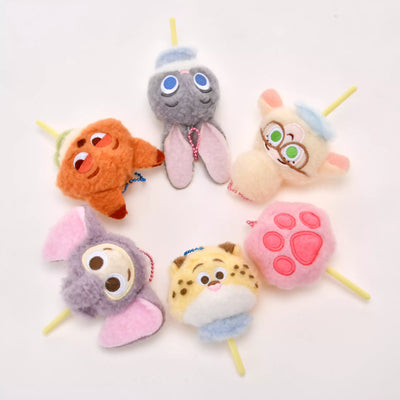 Disney Zootopia Plush Keychain - COTTON CANDY