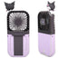 Kuromi 5-Way Handy Fan – Multi-Functional Mascot Neck Fan