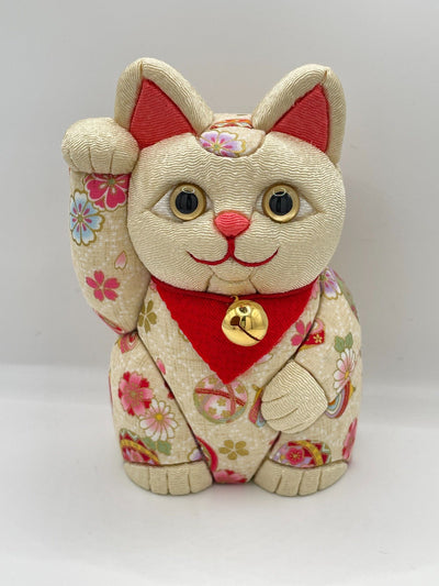Kameya Japan Tradition - Edo Kimekomi Doll - Maneki Neko