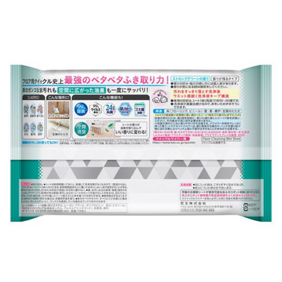 KAO Quickle Wiper 3D Adhesive Wet Sheet – Strong 12 pcs