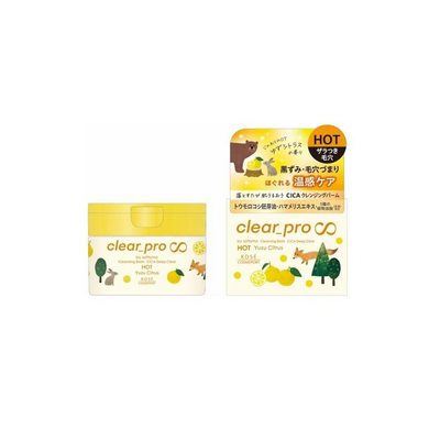 KOSÉ Softymo Clear Pro Cleansing Balm CICA Deep Clear Hot Yuzu Citrus