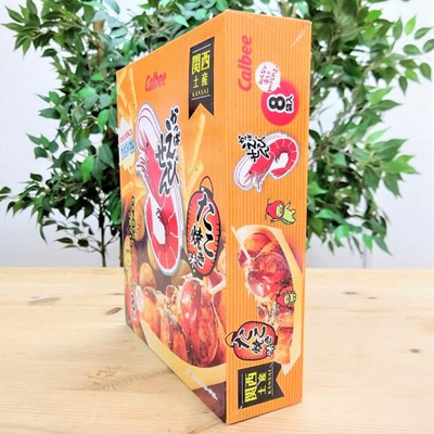 Calbee Kappa Ebisen (8 packs), Takoyaki Flavor, Kansai Exclusive, Osaka Exclusive